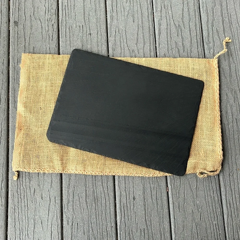 NWOT Black Slate Cheese Board‎ 10” x 14”